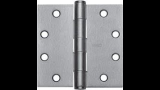 Stanley F191 4 5x4 5 US10B 4 5x4 5in Full Mortise Standard Weight Plain Bearing Brass Base Hinge   D