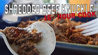 SMOKED shredded beef - GREAT for tacos and burritos!