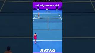 Barbora Krejcikova vs Veronika Kudermetova  (Three Impressive Points) -  Qatar Open 2023