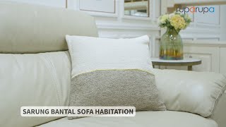 Sarung Bantal Sofa Habitation