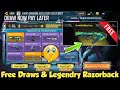 Draw Now Pay Later Event COD Mobile | Free Draw & Legendry Razorback