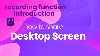 How to Share Your Desktop Screen on Democreator Video Presentation Maker