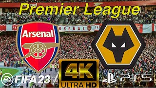 FIFA 23 - Arsenal vs Wolves - Premier League Highlights - PS5 4K