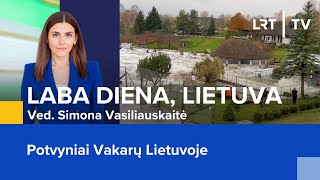 Potvyniai Vakarų Lietuvoje | Laba diena, Lietuva | 2023-11- 09