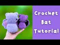 Crochet Bat Tutorial - Free Crochet Pattern Halloween How To