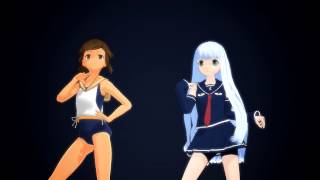 【艦これ・アルペジオMMD】イオナと伊401(シオイ)で脳漿炸裂ガール【躍らせてみた】