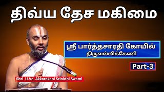 பார்த்தசாரதி கோவில்  3 - திவ்ய தேசம் , Divya Desam - Sri U.Ve, Akkarakani Srinidhi Swami