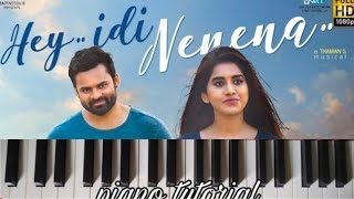 Solo Brathuke So Better - Hey Idi Nenena song piano cover |Sai Tej | Nabha Natesh | Subbu | Thaman S
