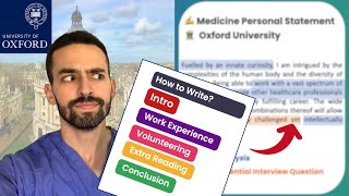 Reading My Oxford Medicine Personal Statement | Tips & Tricks | The Aspiring Medics