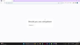 Dropdown coding ninjas test #codingninja #dropdown