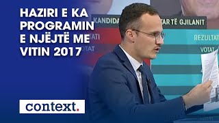 Alban Hyseni shpalos dokumente: Haziri e ka programin e njëjtë me vitin 2017