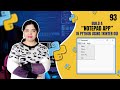 Build a Notepad App in Python Using Tkinter GUI | Complete Tutorial Create, Open, Edit & Save Files