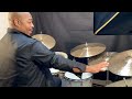 Eric Harland on a set of Alexino Cymbals