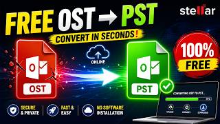 Convert OST to PST Online for Free | Stellar’s OST to PST Converter Tool