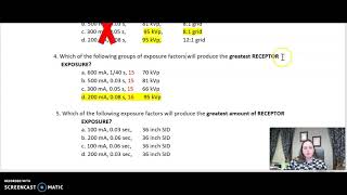 Radiology word problems & math problems