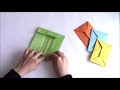 origami zarf yapımı kağıttan zarf origami envelope