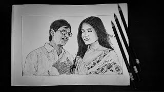 Rab ne bana di jodi - Pencil Portrait