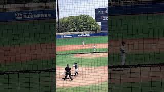 国士舘大学　山下来球外野手（大阪桐蔭高等学校） VS 専修大学　須藤綺梨投手（延岡学園高等学校）