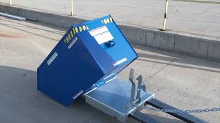 Vestil Self-Dumping Hopper  90 Degrees 2000 to 6000-Lb. Capacity