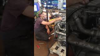 Yamaha Diesel 422 STI Inboard Engine - First Start After Repair