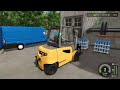 starting maizesilage with fiatagri awesome forklift on the farm│au fil des saison│fs 25│timelapse 3