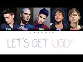 The Wanted - Let's Get Ugly (Color Coded - Lyric)