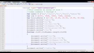 JavaScript - Parallel Arrays