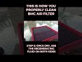 🏎️How to clean BMC Airfilter? #shorts🔥