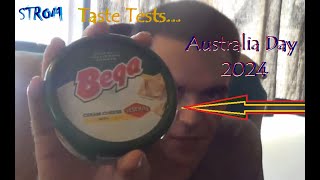 STROM Taste Tests BEGA + VEGEMITE Cream Cheese  - Australia Day 2024