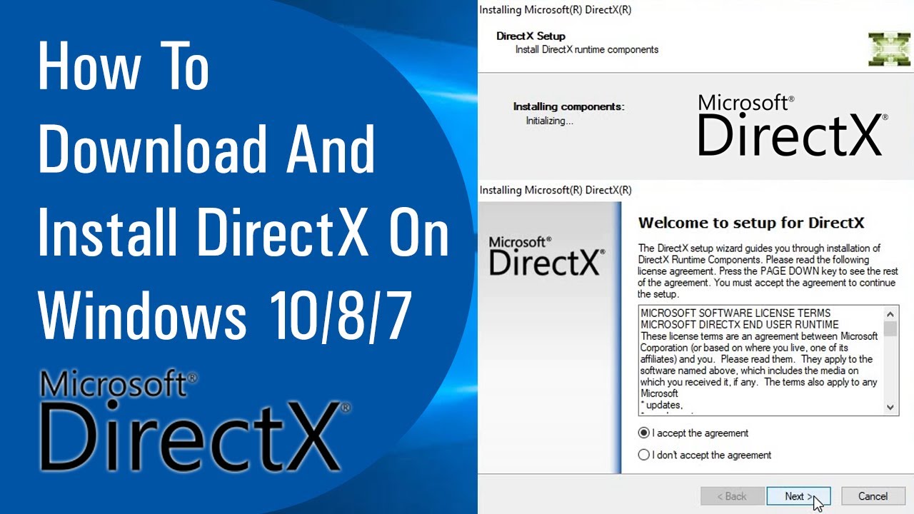 How To Download And Install DirectX On Windows 10/8/7 (2020) - YouTube