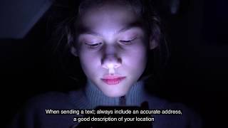 Text to 911 - 60-second public service announcement