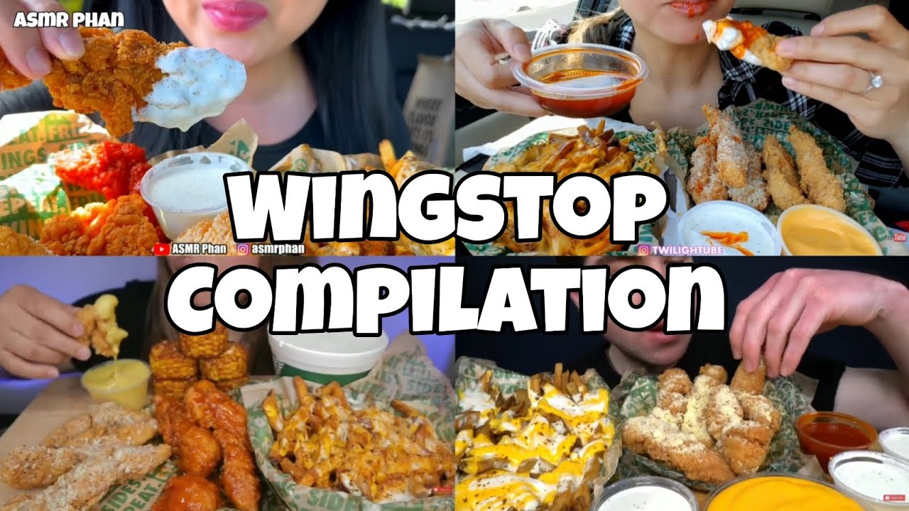 Best Wingstop Voodoo Fries And Chicken Tenders Compilation |Asmr ...