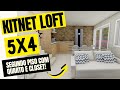 Kitnet Loft 5x4m - Mini Casa 5x4 - Tiny House 5x4 - Viver de Kitnet