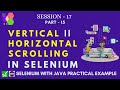 Scroll webpage in selenium | How to scroll web page up and down using Selenium WebDriver #selenium
