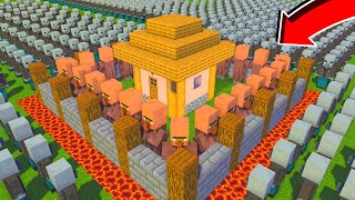 1000 Vindicators vs Best Defence Village 😱 In Minecraft....