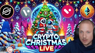 Crypto Christmas LIVE with $VEE $VELO $XLM \u0026 SHX