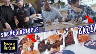 Bazzi DEVOURS smoked Octopus at Pig Beach - Beatz N Eats Season Finale