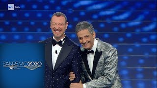 Sanremo 2020 - Fiorello e il monologo sull'età che avanza