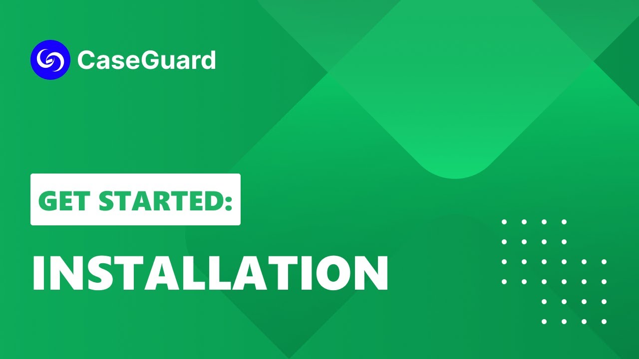 Caseguard Getting Started Download And Install Caseguard Studio Software