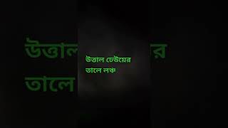 উত্তাল ঢেউয়ের তালে।।  #লঞ্চ_দুর্ঘটনা #লঞ্চ #lanche #river #waves #hugewaves