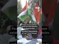 Spreading the message of brotherhood Hindus and Muslims in Delhi’s Jahangirpuri held a Tiranga Yatra
