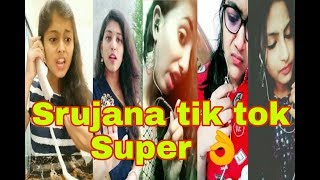 Srujana Latest Tiktok Videos || Srujana call record tik tok