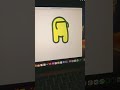 Drawing Amongus using python turtle #shorts #python #drawing #gaming #amongus