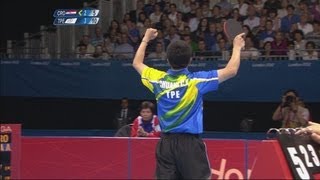 Gacina (CRO) v Chuang (TPE) Men's Table Tennis 4th Round Replay - London 2012 Olympics