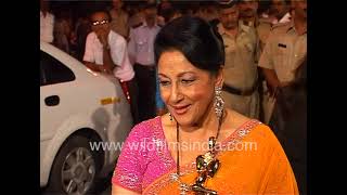 Mala Sinha and Biswajee Chattarjee at the 13th Annual Star Screen Awards 2007