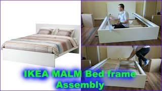 IKEA MALM double bed frame assembly