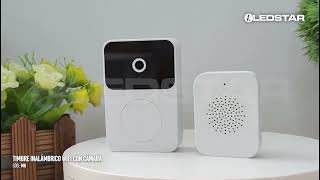 Timbre inalámbrico WiFi con cámara | M8 | Ledstar