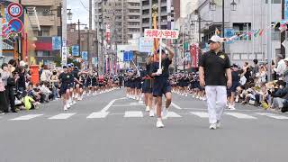 黒子 光岡小学校 2022 日田川開き観光祭 Festival parade elementary school students