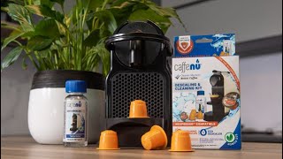 How to clean and maintain your Nespresso Original Machine with the Caffenu Descaling & Cleaning Kit