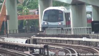 [TEST TRAIN] SMRT C151A 507-508 - Arriving \u0026 Departing Jurong East (North \u0026 Southbound)